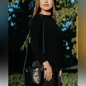 Merced Mini OROX Leather Co Crossbody Bag Oregon Oaxaca Makers